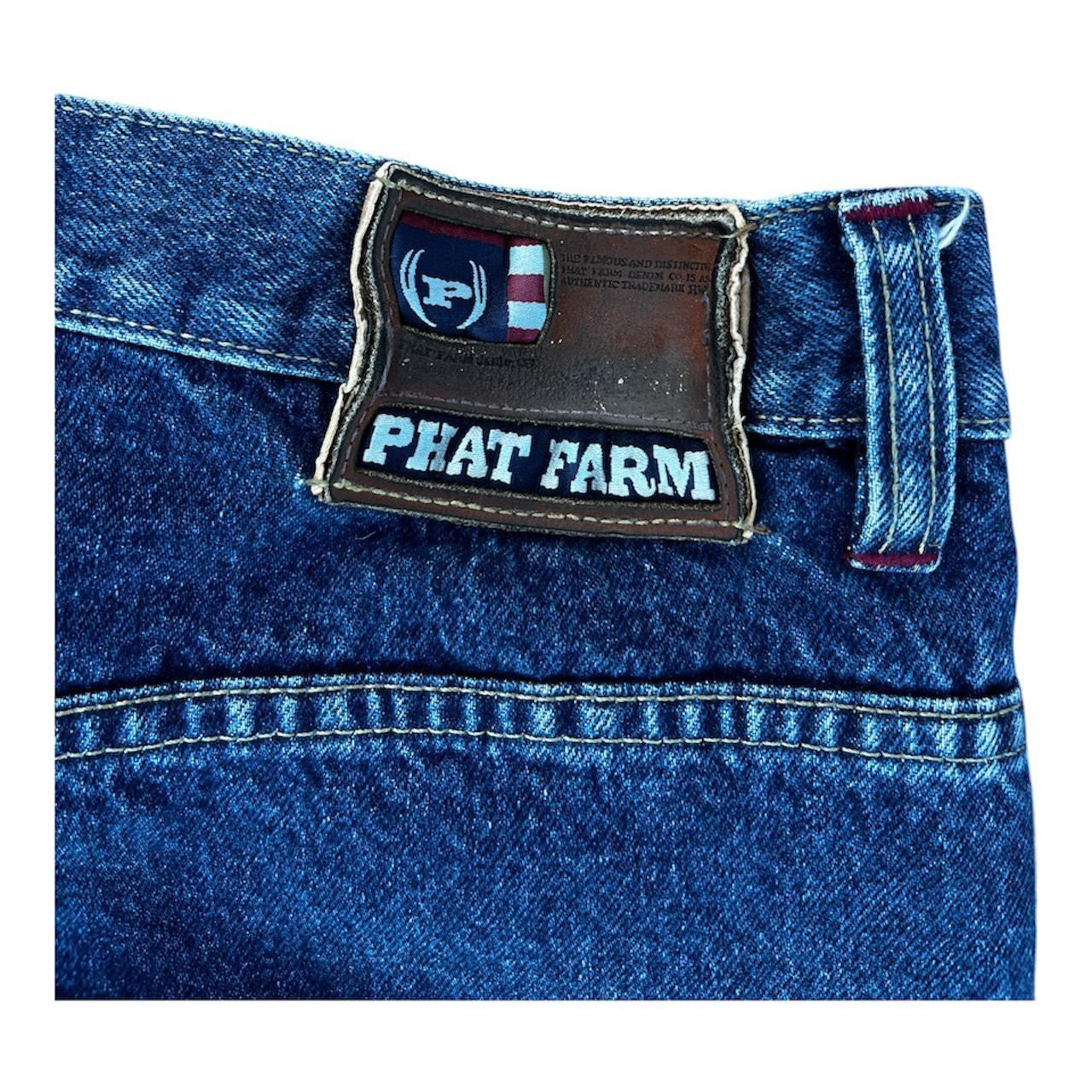 Y2K Phat Farm Double Knee Jeans